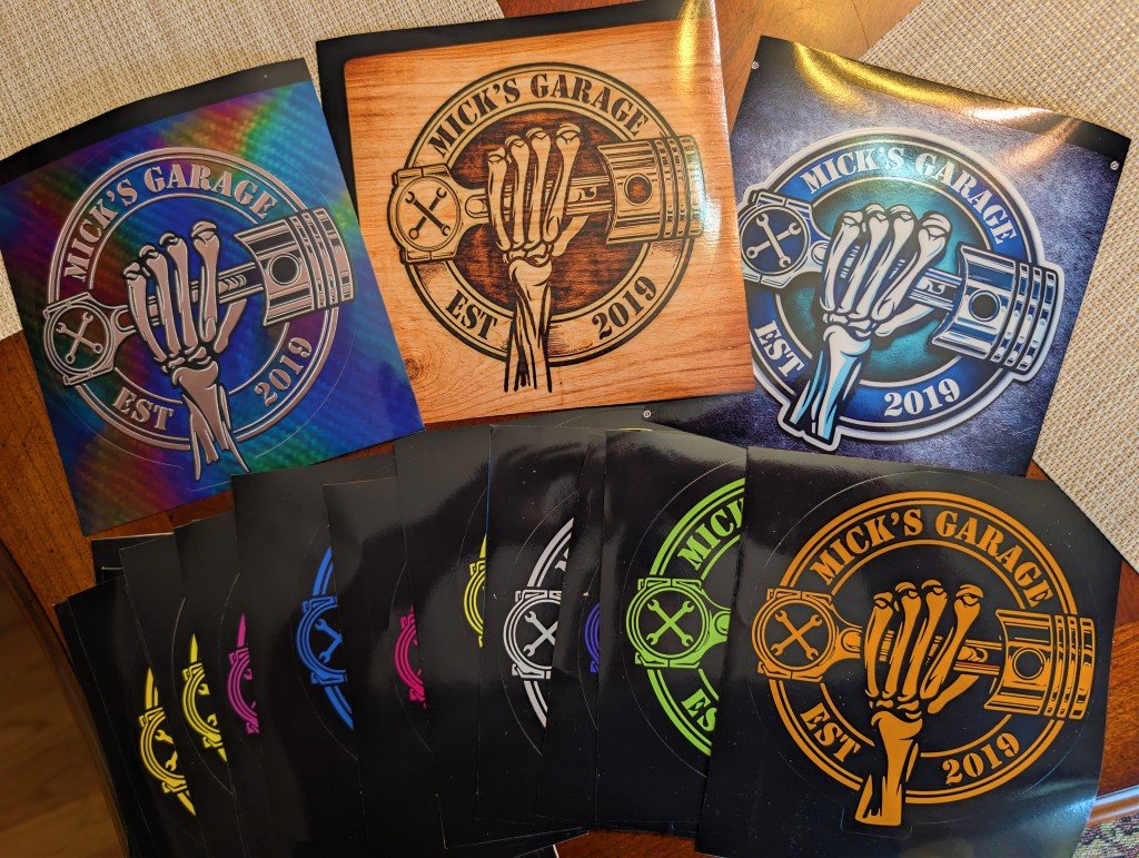 Review card print set